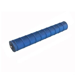 121mm Diameter Plastic Cross Flow Fan Blades to air Curtain Plastic Cross Flow Fan Impeller Split air Conditioner Blower
