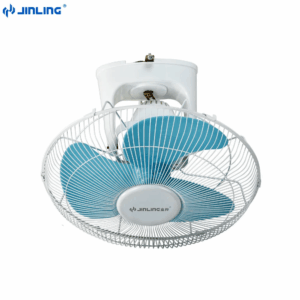 3 Speeds Commercial 16 Inch Indoor High Airflow Dormitory 360 Rotation Oscillating Electric Orbit Ceiling Mounted Fan