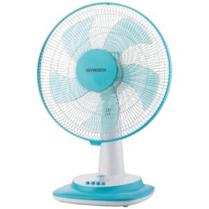 Cheap Price 18 Inch 3 Blades Blue General Quiet Three Speed Air Cooling Oscillating Stand Solar Table Fan
