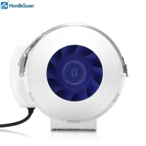 Economical 4 Inch ABS Plastic Oblique Flow Fan AC Duct and Cooling Ventilation Fan for Farm Industries OEM/ODM Supported