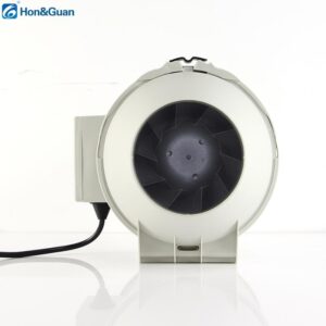 Hon&Guan 4 Inch Eco-watt Mixed-Flow Inline Duct Fan Factory Direct Sale Plastic Blade with Core Motor