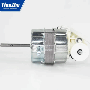 Hot Selling in the Indonesia Electric AC 220V Desktop Stand Table Fan Motor with External Gearbox
