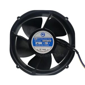 Motor Cooling Fan 20053 24V 72V Solar Vent Cabinet Stirling Engine Generator IP68 Industrial Ventilation Exhaust Fan