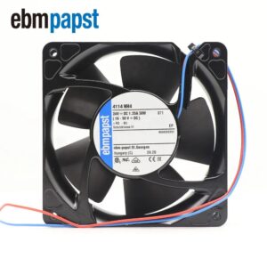 ebmpapst 4114NH4 119 X119x38mm 24V DC 1.25A 30W 350m3/h 6800RPM Transmitter Textile Equipment Axial Cooling Fan 4114NH3 4114NH45
