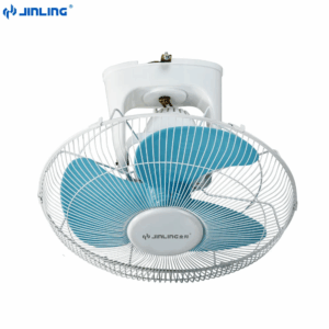 220V Commercial 16 Inch Indoor Office 360 Rotation Oscillating Electric Fan Ceiling Mounted Orbit Ceiling Fan