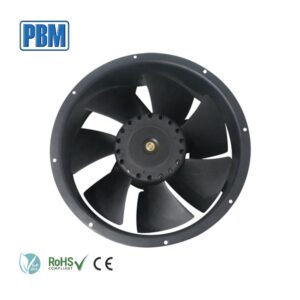24V DC Portable Fan with Axial Cooling and EC Motor Ball Bearing Electric Power Source Plastic Blade Material