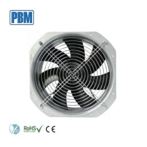 EC 230V Axial Ventilation Fan with 200mm Frame Electric Power Source and Ball Bearing