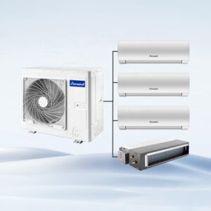 Gree 12000Btu Ductless Multi Zone Split Air Conditioners Heat Pump Inverter R410a Multi Zone Mini Split Air Conditioner Wifi
