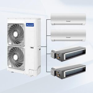Gree 14KW VRV VRF Central Air Conditioning Fan Coil Unit Cassette Duct Type IDU Wall Mount VRF Air Conditioners Wifi