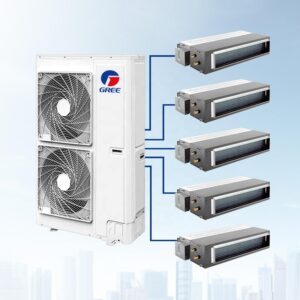 Gree Central Air Conditioning System Home HVAC System Heat Pump Multi Split Air Conditioner for EU US Wifi Optional