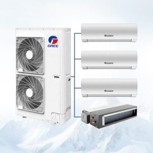 Gree HVAC System 9000-36000 Btu Multi Zone Split AC Heat Pump Central Air Conditioning DC Inverter VRF Air Conditioner