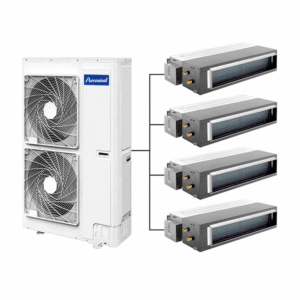 Gree High Efficiency VRF Multi Zone Split Air Conditioner 18000 Btu R410A HVAC System Central Air Conditioning Fan Coil Unit