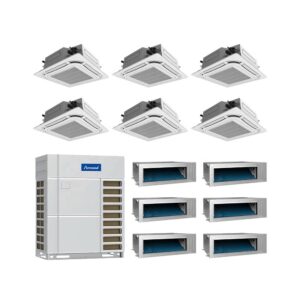 Gree Puremind VRF VRV Air Conditioner Duct Type Multi Zone Air Conditioning Indoor Units Inverter Fan Coil Unit Ceiling Mounted