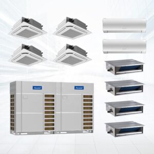 Gree Wifi Inverter Commercial Multi-zone Split Air Conditioner Central AC Units Ceiling Mount VRF Air Conditioning HVAC System