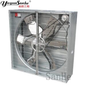 Low Noise High Efficiency Push-Pull Ventilation Exhaust Shutter Fan for Greenhouse Poultry House