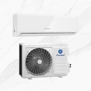 Puremind 1.5HP 12000Btu 1Ton Split System Air Conditioner R32 R410a Cooling Heating Inverter Ductless Home Cooling System