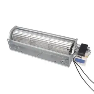 LONGWELL 45mm AC 230v Low Noise Aluminum Alloy Impeller Tangential Fan Blower Cross Flow Fan for Fireplace