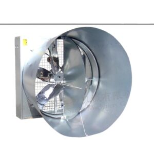 Large Air Volume 40in Yuyun Sanhe Belt Driven Double Doors Cone Ventilation Fan