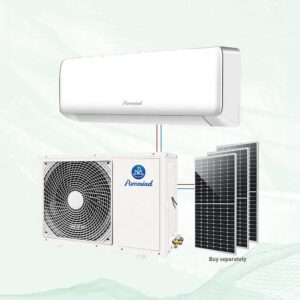Puremind Hybrid Solar Power Air Conditioner Split Unit 12000Btu 18000Btu Solar Energy System Solar Air Conditioners Wifi