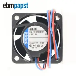 ebmpapst 414JHH 40*40*25mm 24V DC 4025 4cm 3.6W 0.15A 13000RPM 24m3/h 2-wire Inverter Mini Ball Bearing Axial Cooling Fan